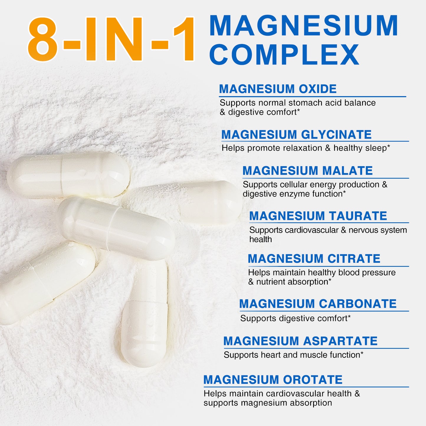 Calm Labs™ Premium 8 in 1 Magnesium Complex